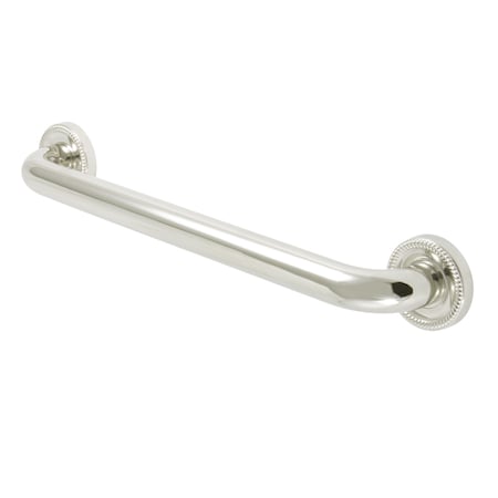 Camelon Contemporary Grab Bar, 18-13/16" L, Brass, Polished Nickel DR914166